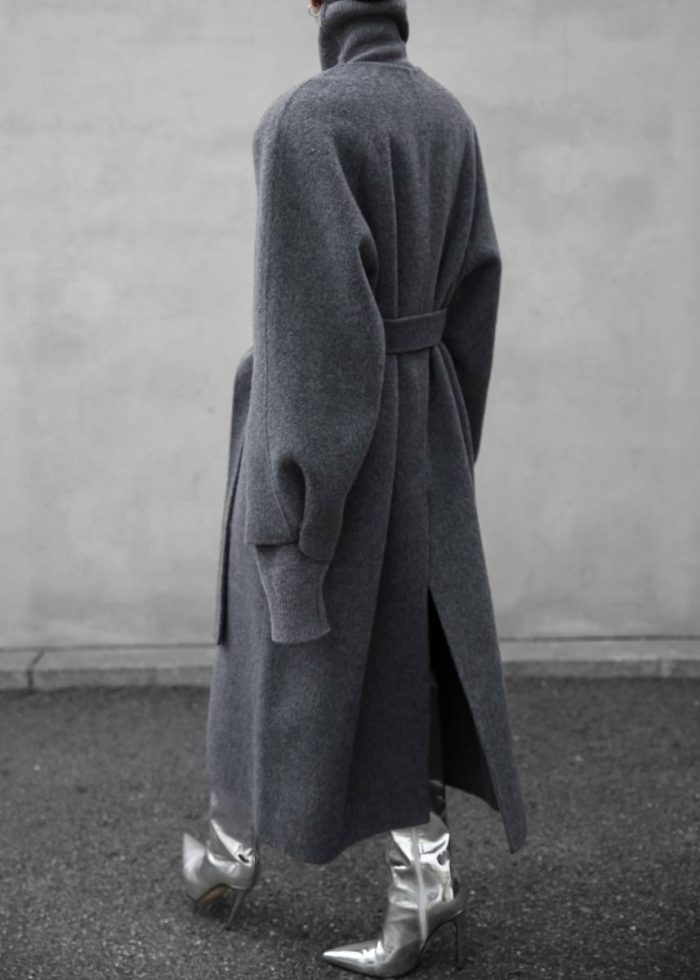 Outerwear Women The Frankie Shop Leon Wool Coat - Grey Grey