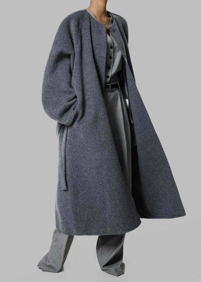 Outerwear Women The Frankie Shop Leon Wool Coat - Grey Grey