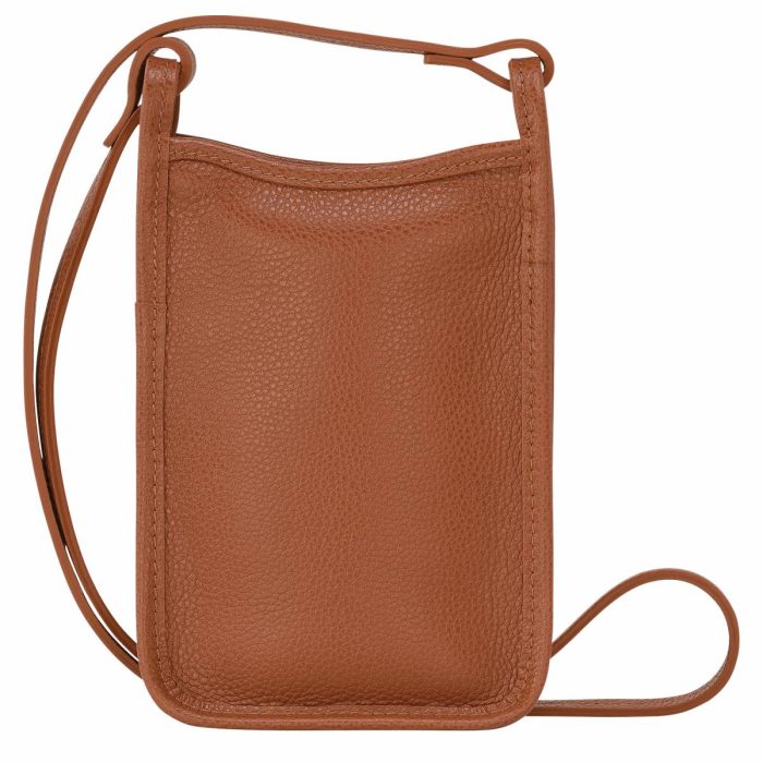 Phone Cases Women Caramel Le Foulonné Phone Case Caramel - Leather Longchamp