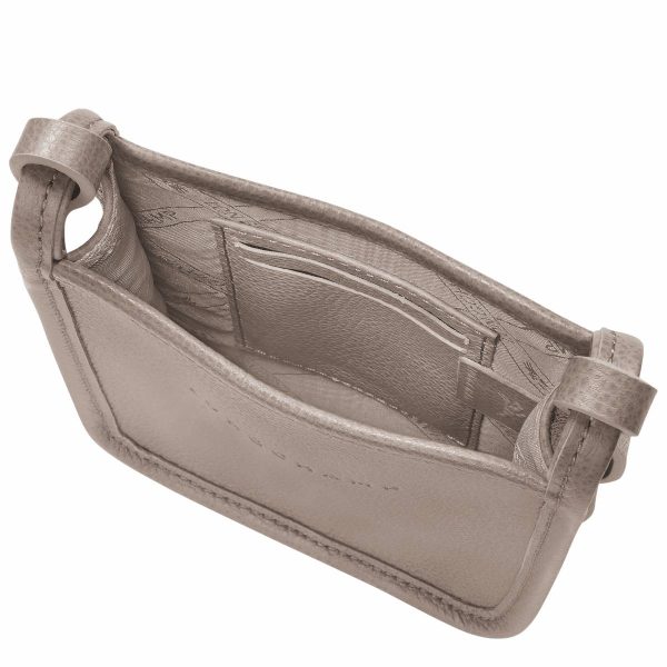 Phone Cases Women Longchamp Turtledove Le Foulonné Phone Case Turtledove - Leather