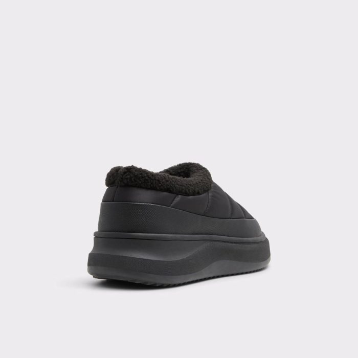 Pike Black Men's Slippers And Clogs Men Black Sneakers Aldo