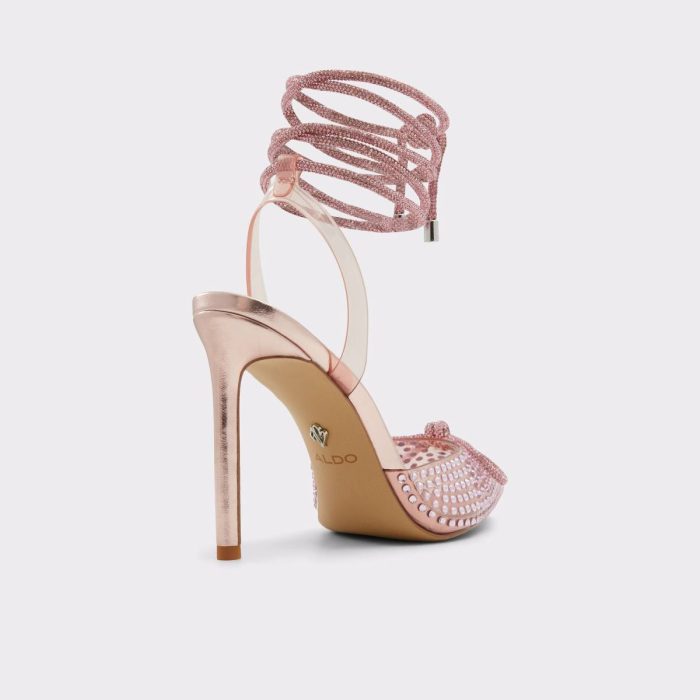 Pink Tenzin Pink Women's Strappy Heels Women Aldo Heels