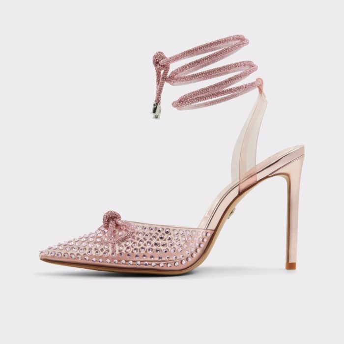 Pink Tenzin Pink Women's Strappy Heels Women Aldo Heels