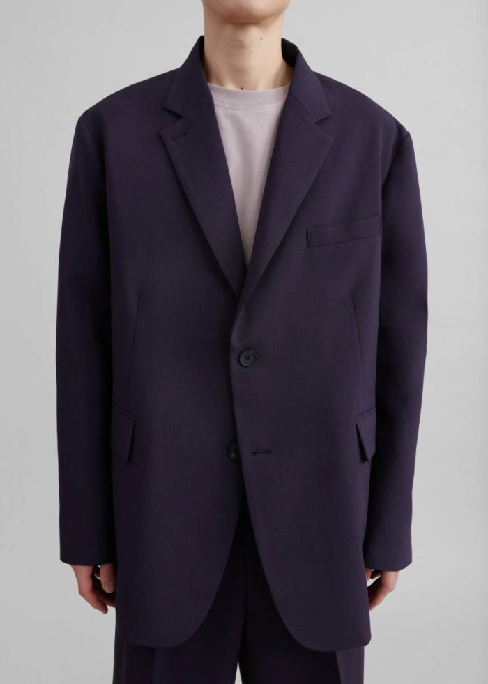 Purple Outerwear Men Beo Blazer - Purple The Frankie Shop