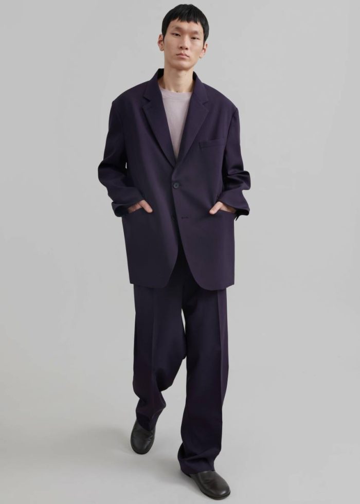 Purple Outerwear Men Beo Blazer - Purple The Frankie Shop