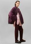 Red Astra Bomber Jacket - Royal Purple Outerwear Men The Frankie Shop