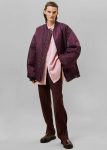 Red Astra Bomber Jacket - Royal Purple Outerwear Men The Frankie Shop