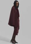 Red Women Outerwear The Frankie Shop Brooklyn Blazer - Burgundy