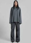 Rio Oversized Sleeve Tee - Khaki Women The Frankie Shop Tops Green