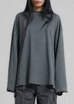 Rio Oversized Sleeve Tee - Khaki Women The Frankie Shop Tops Green