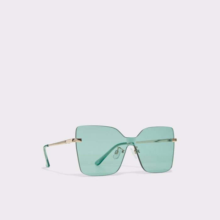 Romashin Light Green Women's Square Sunglasses Light Green Aldo Women