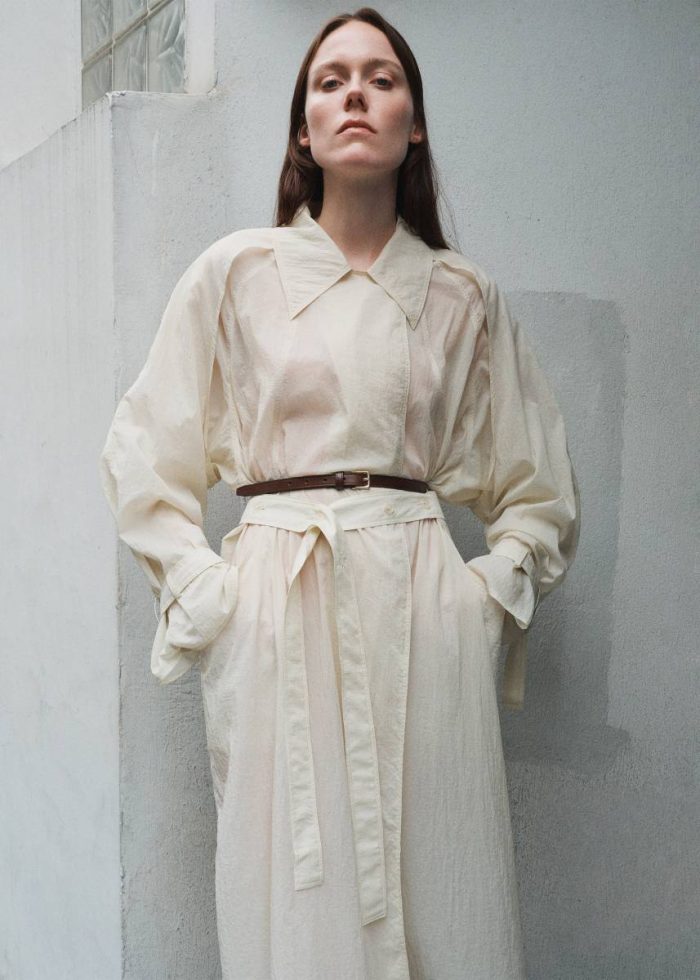 Sal Trench Coat - Ivory Outerwear The Frankie Shop White Women