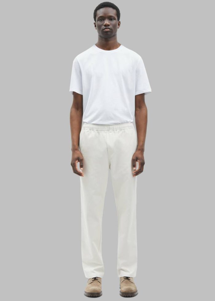 Samsøe Samsøe Jabari Trousers - Clear Cream Clear Cream The Frankie Shop Bottoms Men
