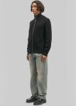Samsøe Samsøe Sadem Zip Cardigan - Black Knitwear Black The Frankie Shop Men
