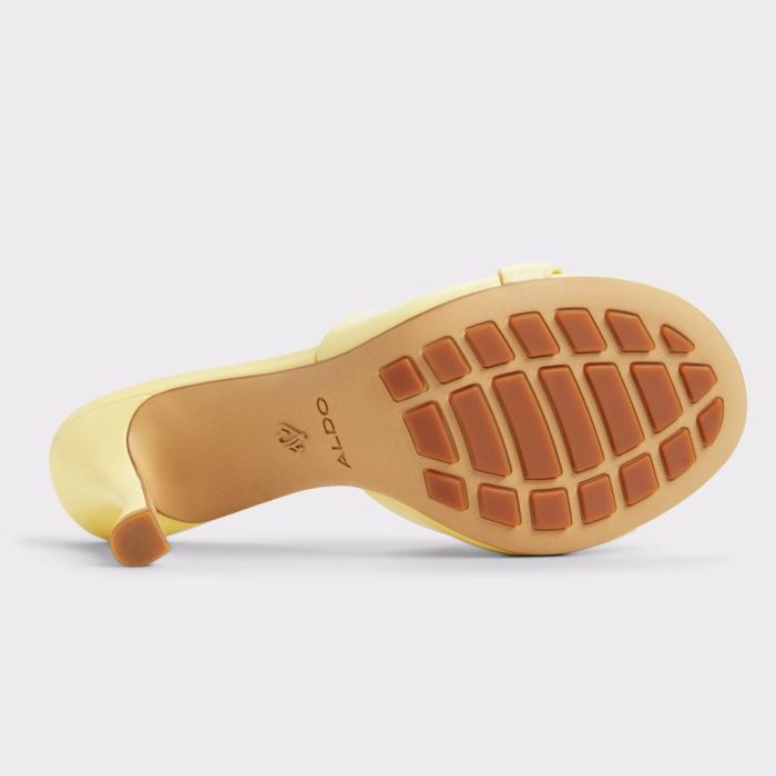 Sandals Aldo Light Yellow Women Lyhanna Light Yellow Women's Heeled Mules