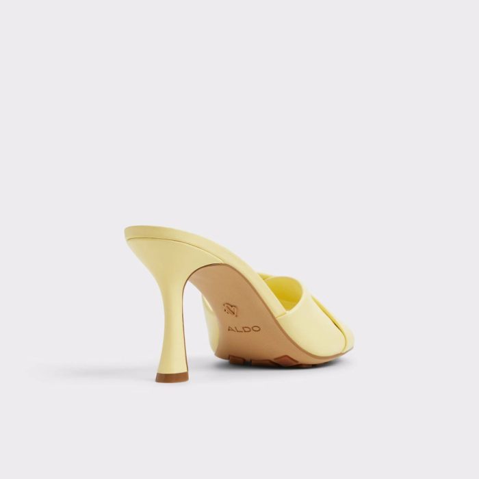 Sandals Aldo Light Yellow Women Lyhanna Light Yellow Women's Heeled Mules