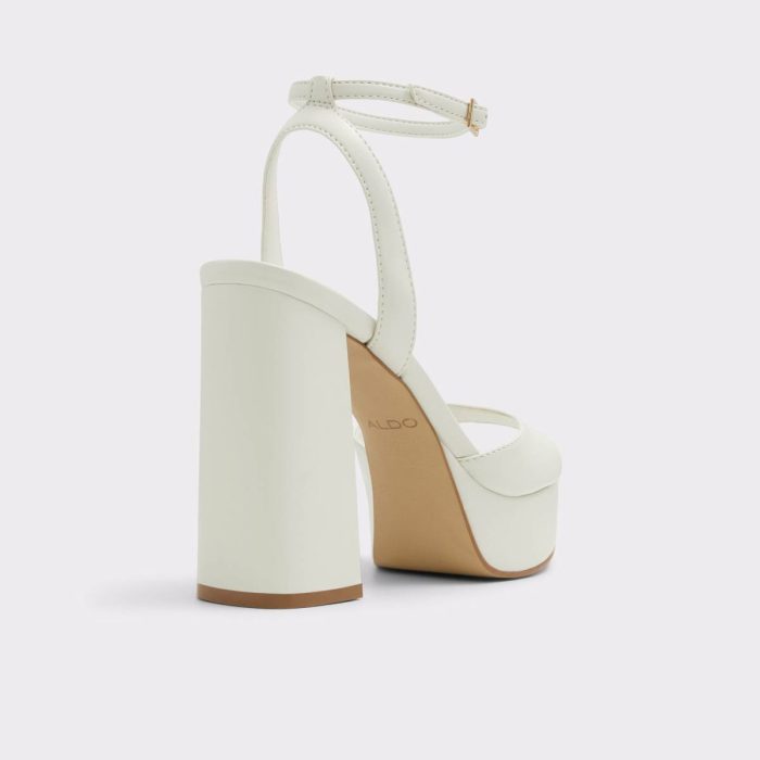 Sandals Aldo White Women Valoria White Women's Platform Sandals