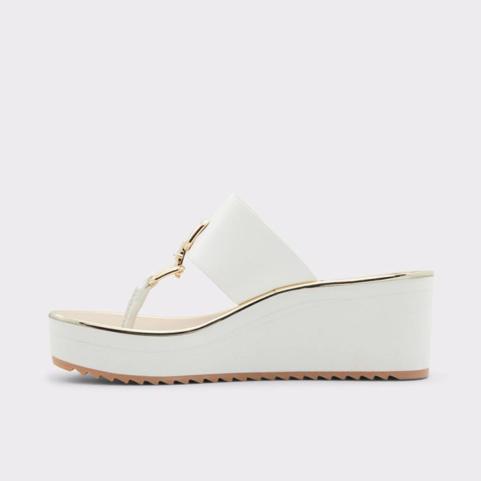 Sandals Aldo Women White Maesllan White Women's Wedges