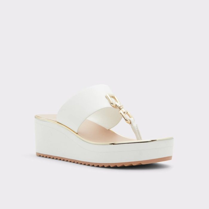Sandals Aldo Women White Maesllan White Women's Wedges