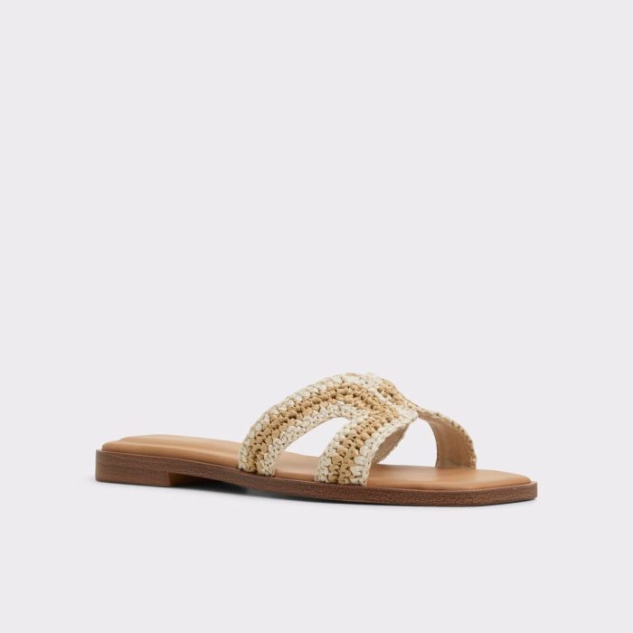 Sandals Beige Aldo Women Itsandal Beige Women's Flat Sandals