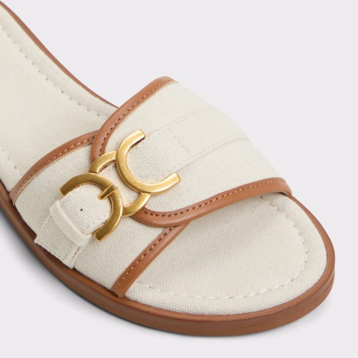 Sandals Dallaedar White Combo Women's Flat Sandals Aldo White Combo Women