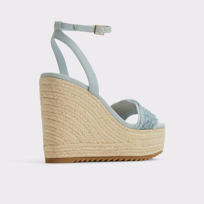 Sandals Denim Aberitram Denim Women's Platform Sandals Aldo Women
