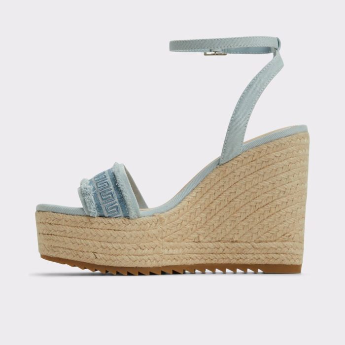 Sandals Denim Aberitram Denim Women's Platform Sandals Aldo Women