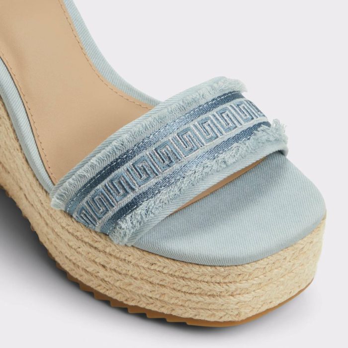 Sandals Denim Aberitram Denim Women's Platform Sandals Aldo Women