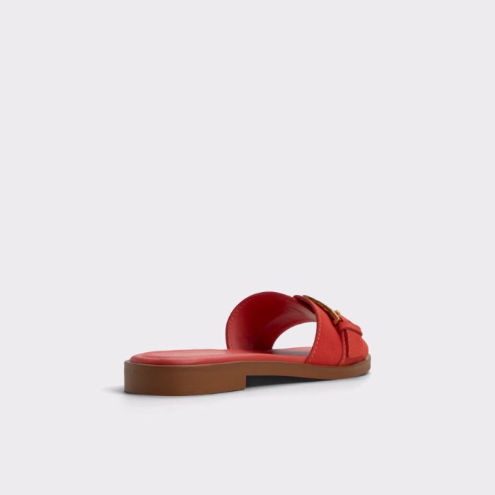 Sandals Medium Red Dallaedar Medium Red Women's Flat Sandals Women Aldo