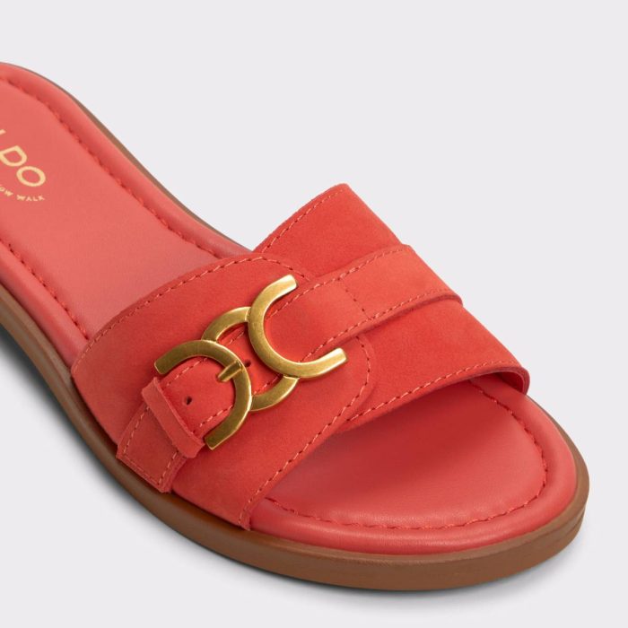 Sandals Medium Red Dallaedar Medium Red Women's Flat Sandals Women Aldo