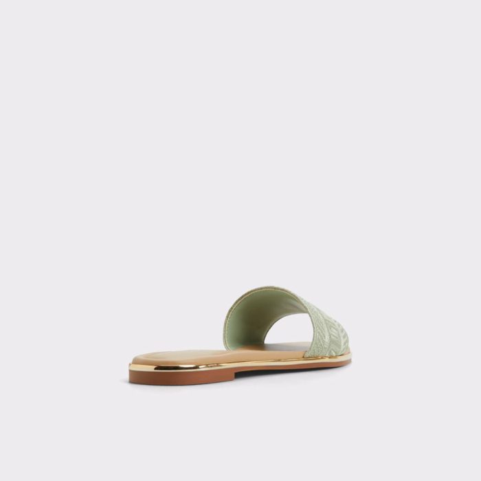 Sandals Oceania Other Green Women's Flat Sandals Women Other Green Aldo