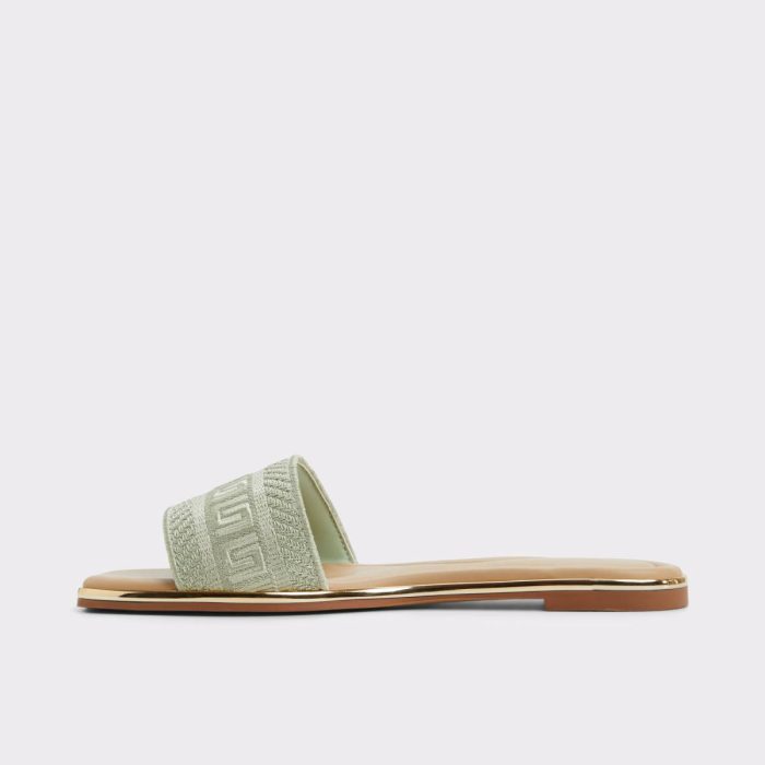 Sandals Oceania Other Green Women's Flat Sandals Women Other Green Aldo