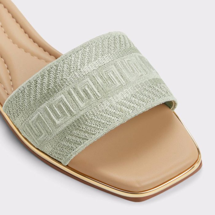 Sandals Oceania Other Green Women's Flat Sandals Women Other Green Aldo