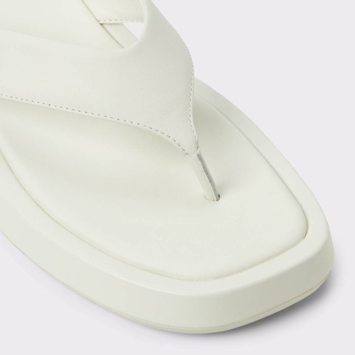 Sandals White/Bone Grettle White/Bone Women's Flat Sandals Aldo Women
