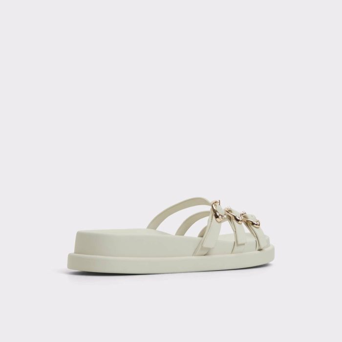Sandals White Women Aldo Zephyra White Women's Footbed Sandals