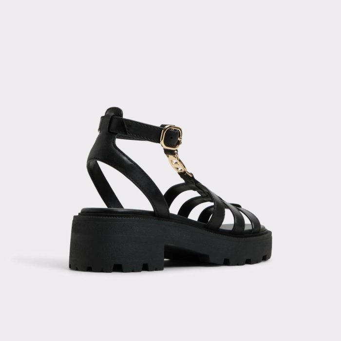 Sandals Women Aldo Lamington Black Women's Strappy Sandals Black