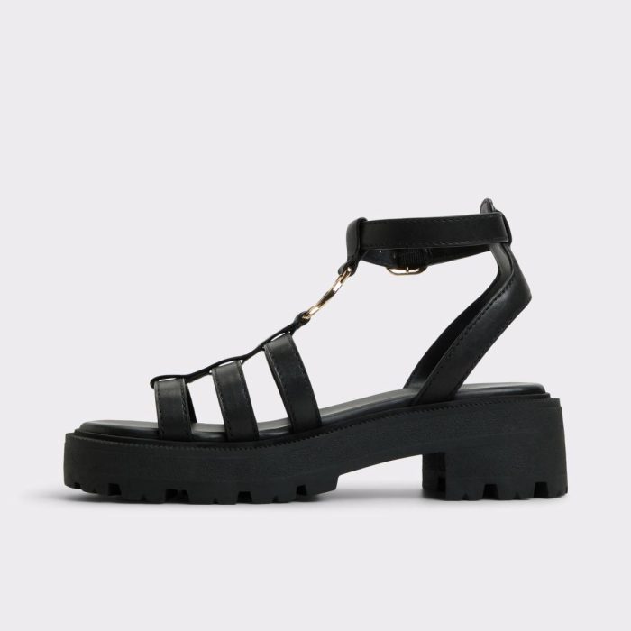 Sandals Women Aldo Lamington Black Women's Strappy Sandals Black