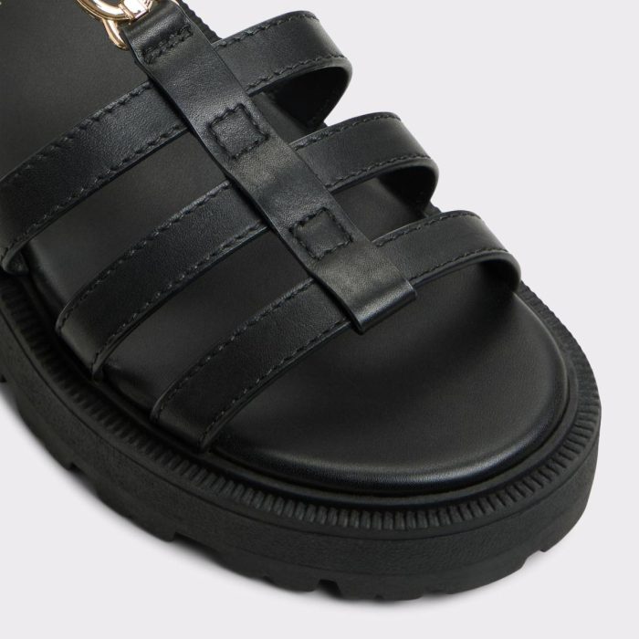 Sandals Women Aldo Lamington Black Women's Strappy Sandals Black