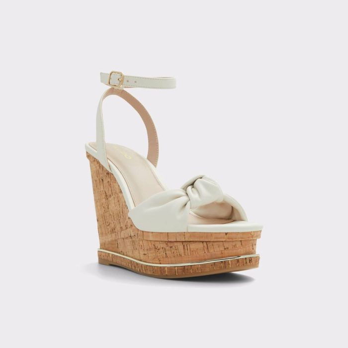 Sandals Women Barykin Open White Women's Wedges Aldo Open White