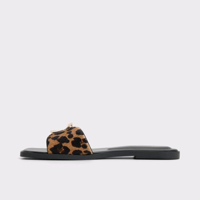 Sandals Women Brown Multi Tidella Brown Multi Women's Flat Sandals Aldo