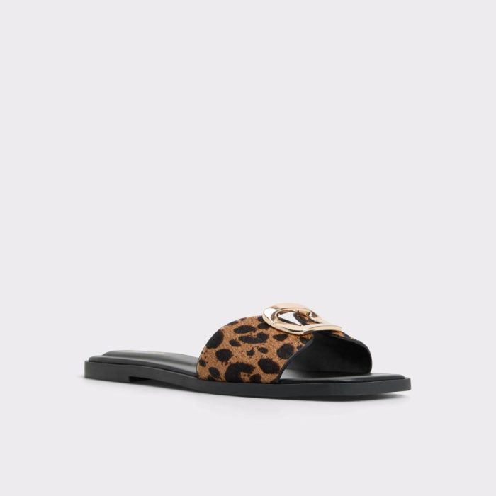 Sandals Women Brown Multi Tidella Brown Multi Women's Flat Sandals Aldo