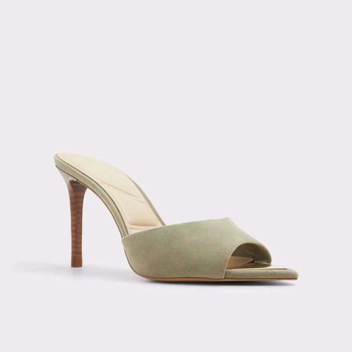 Sandals Women Green Aldo Marita Green Women's Heeled Mules