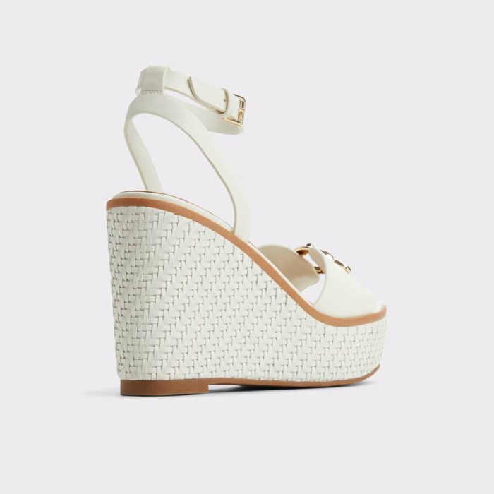 Sandals Women Ybylin White Women's Wedges Aldo White