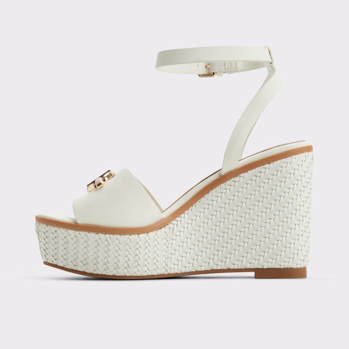 Sandals Women Ybylin White Women's Wedges Aldo White