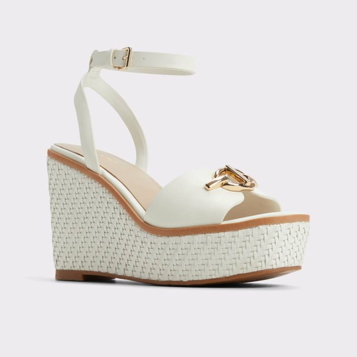 Sandals Women Ybylin White Women's Wedges Aldo White