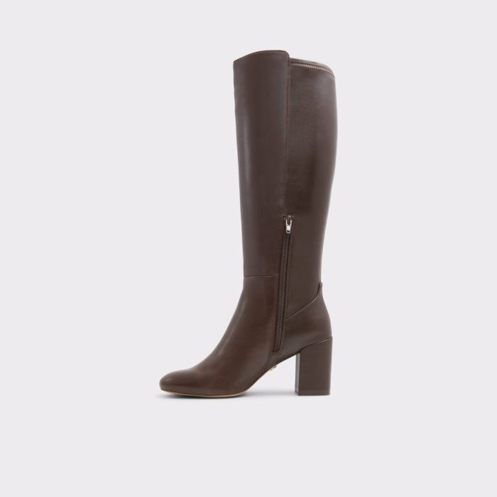 Satori-Wc Brown Overflow Women's Tall Boots Aldo Women Boots Brown Overflow