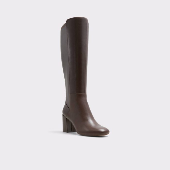 Satori-Wc Brown Overflow Women's Tall Boots Aldo Women Boots Brown Overflow