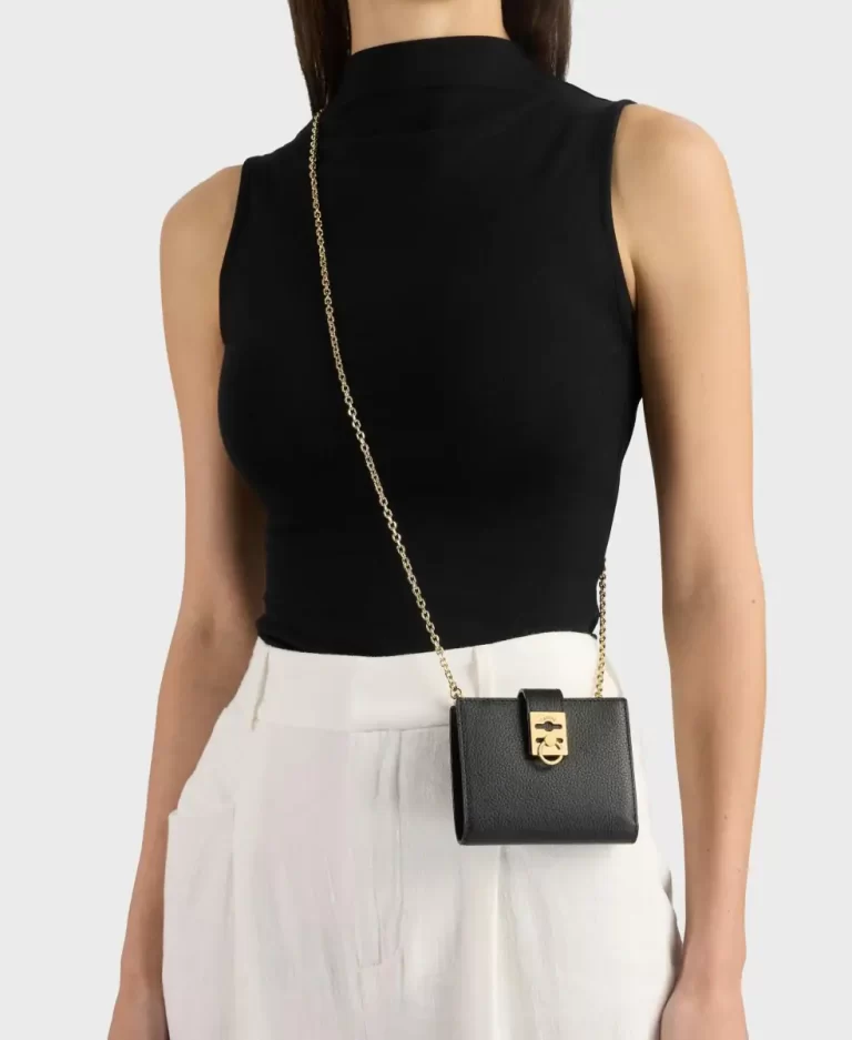 Shouder Chain Cafune Shoulder Chain For Stance Flap Wallet - Gold Women
