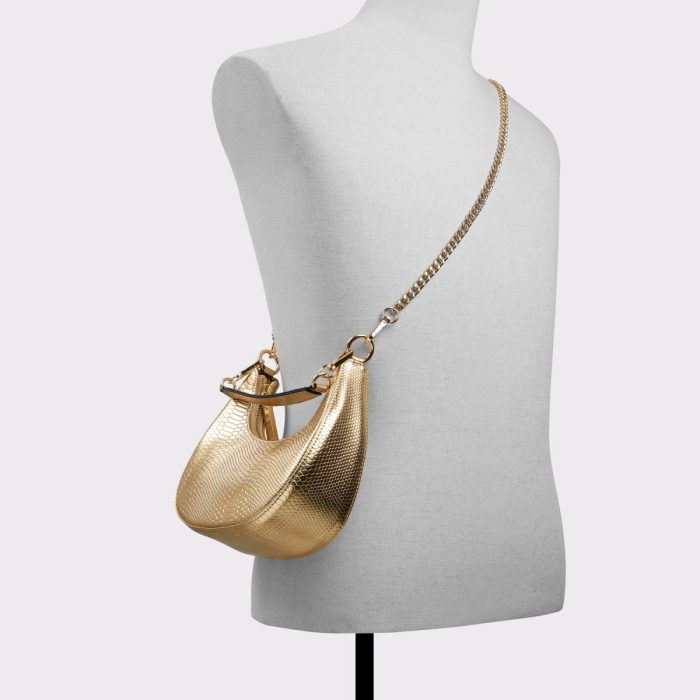 Shoulder Bags Ellisonnx Gold Women's Shoulder Bags Women Aldo Gold