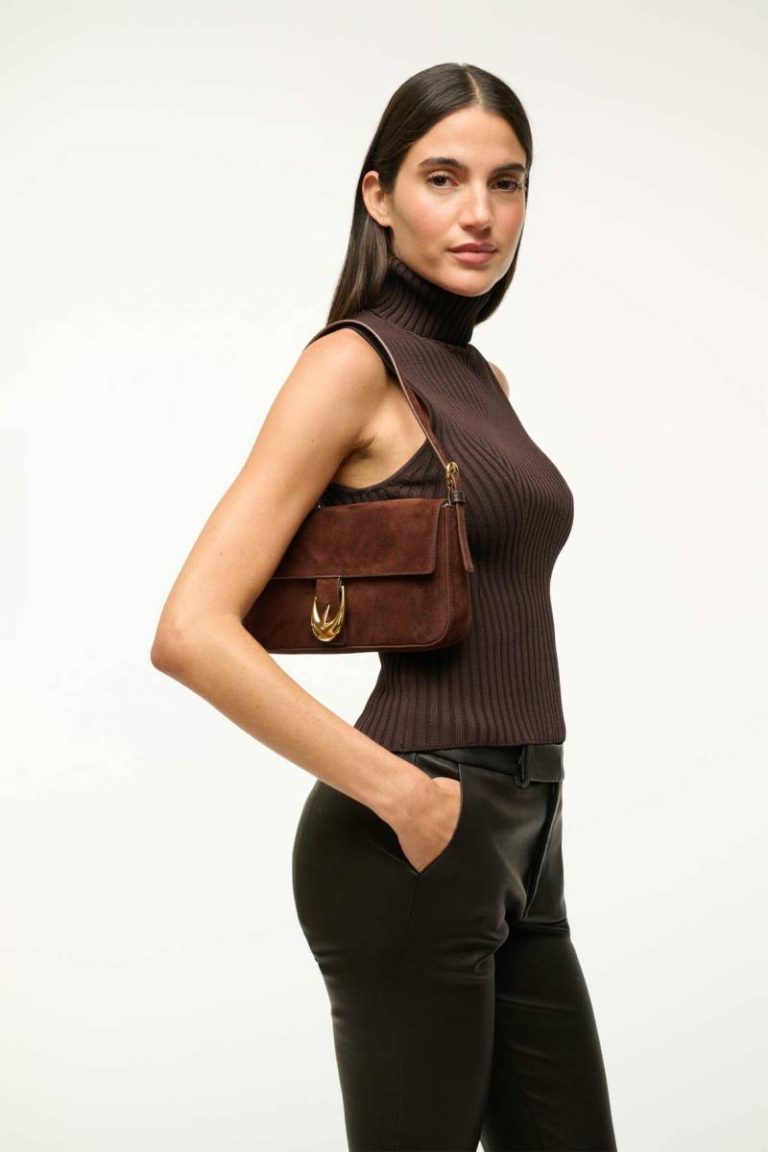 Shoulder Harlow Bag Mahogany Staud Women